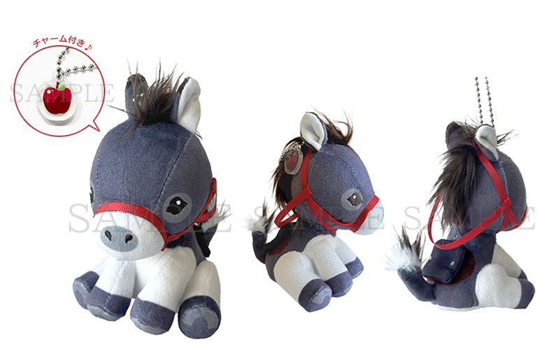 ぬいぐるみキーホルダー（林檎ver.）